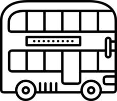 Bus transportation symbol icon vector image. Illustration of the silhouette bus transport public travel design image. EPS 10