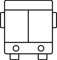 Bus transportation symbol icon vector image. Illustration of the silhouette bus transport public travel design image. EPS 10