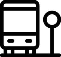 Bus transportation symbol icon vector image. Illustration of the silhouette bus transport public travel design image. EPS 10