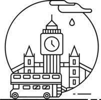 Bus transportation symbol icon vector image. Illustration of the silhouette bus transport public travel design image. EPS 10