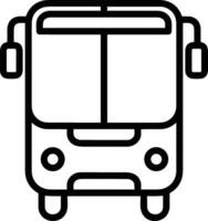 Bus transportation symbol icon vector image. Illustration of the silhouette bus transport public travel design image. EPS 10