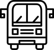 Bus transportation symbol icon vector image. Illustration of the silhouette bus transport public travel design image. EPS 10