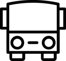 Bus transportation symbol icon vector image. Illustration of the silhouette bus transport public travel design image. EPS 10