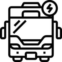 Bus transportation symbol icon vector image. Illustration of the silhouette bus transport public travel design image. EPS 10