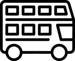 Bus transportation symbol icon vector image. Illustration of the silhouette bus transport public travel design image. EPS 10