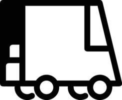 Bus transportation symbol icon vector image. Illustration of the silhouette bus transport public travel design image. EPS 10