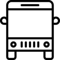 Bus transportation symbol icon vector image. Illustration of the silhouette bus transport public travel design image. EPS 10