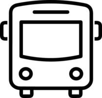 Bus transportation symbol icon vector image. Illustration of the silhouette bus transport public travel design image. EPS 10