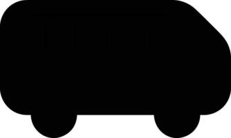 Bus transportation symbol icon vector image. Illustration of the silhouette bus transport public travel design image. EPS 10