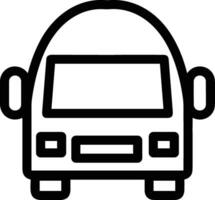 Bus transportation symbol icon vector image. Illustration of the silhouette bus transport public travel design image. EPS 10