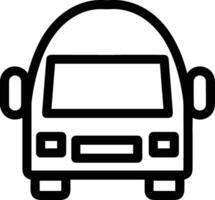 Bus transportation symbol icon vector image. Illustration of the silhouette bus transport public travel design image. EPS 10