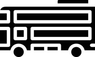 Bus transportation symbol icon vector image. Illustration of the silhouette bus transport public travel design image. EPS 10