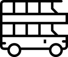 Bus transportation symbol icon vector image. Illustration of the silhouette bus transport public travel design image. EPS 10