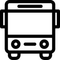 Bus transportation symbol icon vector image. Illustration of the silhouette bus transport public travel design image. EPS 10