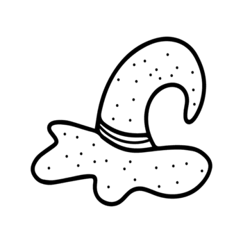 häx hatt illustration png