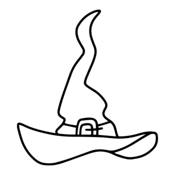 häx hatt illustration png