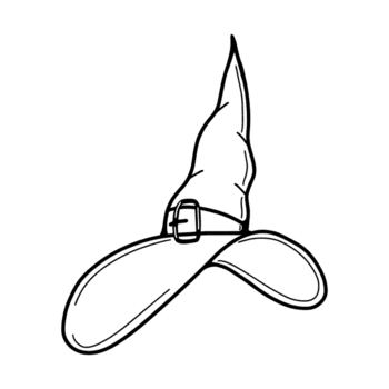 häx hatt illustration png
