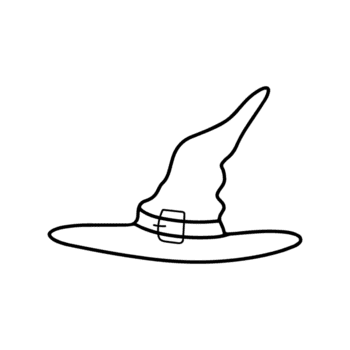 häx hatt illustration png