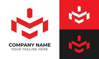 Creative corporate minimal abstract business logo design template for your company Free Vector