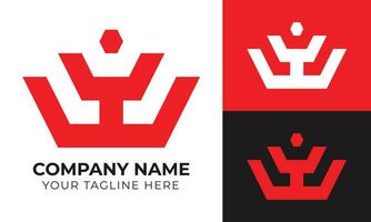 creativo corporativo mínimo resumen negocio logo diseño modelo para tu empresa gratis vector