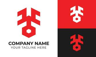 Creative corporate minimal abstract business logo design template for your company Free Vector