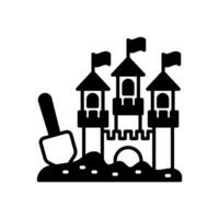 Sand Castle icon in vector. Illustration vector