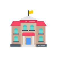 School icon in vector. Illustration vector