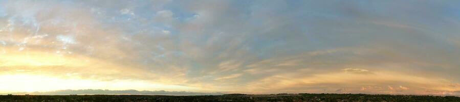 Dramatic Clouds over Luton City of England Great Britain. photo