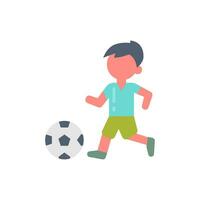 Football icon in vector. Illustration vector