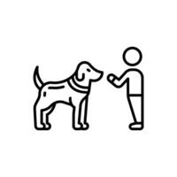 Caring Pet icon in vector. Illustration vector