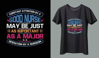 Proud retired nurse just like a regular nurse t-shirt and poster vector design template. Nursing t-shirt with medical element vectors. Stethoscope, syringe design. For label, badge, emblem.