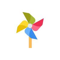 PinWheel icon in vector. Illustration vector