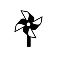 PinWheel icon in vector. Illustration vector