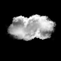 Single cloud flying illustration photo