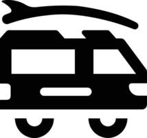 Bus transportation symbol icon vector image. Illustration of the silhouette bus transport public travel design image. EPS 10