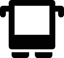 Bus transportation symbol icon vector image. Illustration of the silhouette bus transport public travel design image. EPS 10