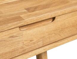 Drawers close view photo, wooden furniture background photo