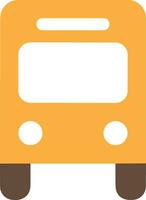 Bus transportation symbol icon vector image. Illustration of the silhouette bus transport public travel design image. EPS 10