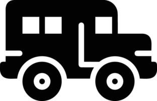 Bus transportation symbol icon vector image. Illustration of the silhouette bus transport public travel design image. EPS 10