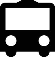 Bus transportation symbol icon vector image. Illustration of the silhouette bus transport public travel design image. EPS 10