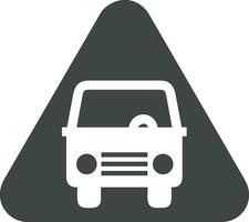 Bus transportation symbol icon vector image. Illustration of the silhouette bus transport public travel design image. EPS 10