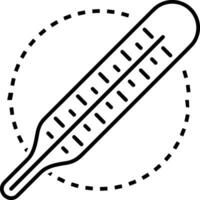 Thermometer medicine icon symbol image vector. Illustration of the temperature cold and hot measure tool design image.EPS 10 vector