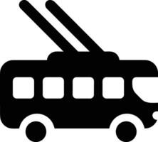 Bus transportation symbol icon vector image. Illustration of the silhouette bus transport public travel design image. EPS 10