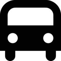 Bus transportation symbol icon vector image. Illustration of the silhouette bus transport public travel design image. EPS 10