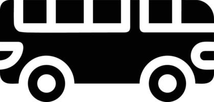 Bus transportation symbol icon vector image. Illustration of the silhouette bus transport public travel design image. EPS 10