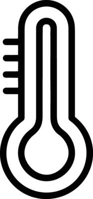 Thermometer medicine icon symbol image vector. Illustration of the temperature cold and hot measure tool design image.EPS 10