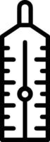 Thermometer medicine icon symbol image vector. Illustration of the temperature cold and hot measure tool design image.EPS 10 vector