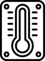Thermometer medicine icon symbol image vector. Illustration of the temperature cold and hot measure tool design image.EPS 10 vector