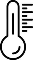 Thermometer medicine icon symbol image vector. Illustration of the temperature cold and hot measure tool design image.EPS 10 vector