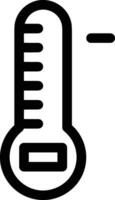 Thermometer medicine icon symbol image vector. Illustration of the temperature cold and hot measure tool design image.EPS 10 vector